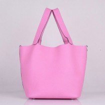 Hermes Picotin Lock Bags In Pink Leather