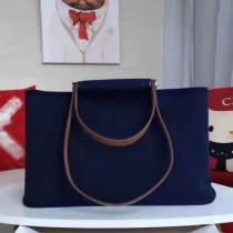 Hermes CaBags Elan Bags In Dark Blue Canvas