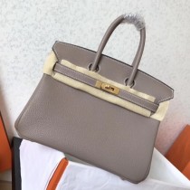 Hermes Tourterelle Clemence Birkin 25cm Handmade Bags