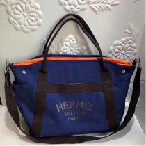 Hermes Blue Functional Grooming Bags