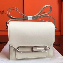 Hermes Mini Sac Roulis Bags In Ivory Swift Leather