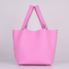 Hermes Picotin Lock Bags In Pink Leather