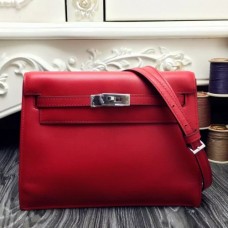 Hermes Kelly Danse Bags In Red Swift Leather