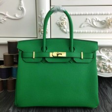 Hermes Birkin 30cm 35cm Bags In Bamboo Clemence Leather