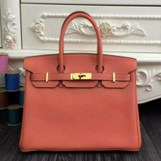 Hermes Birkin 30cm 35cm Bags In Crevette Clemence Leather