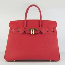 Hermes Birkin 30cm 35cm Bags In Red Togo Leather