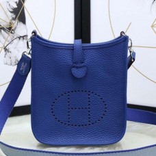 Hermes Blue Electric Evelyne II TPM Messenger Bags