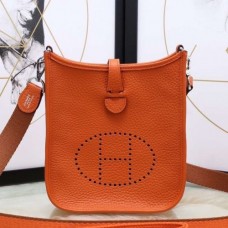 Hermes Orange Evelyne II TPM Messenger Bags