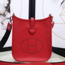 Hermes Red Evelyne II TPM Messenger Bags