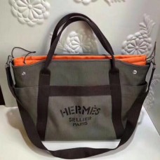 Hermes Khaki Functional Grooming Bags