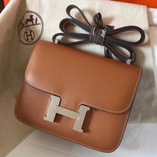 Hermes Mini Constance 18cm Gold Epsom Bags