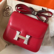 Hermes Mini Constance 18cm Red Epsom Bags