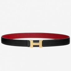 Hermes Mini Constance Belt Buckle & Red Epsom 24 MM Strap