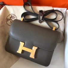 Hermes Epsom Constance 24cm Ardoise Handmade Bags