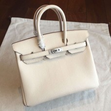 Hermes Beige Epsom Birkin 25cm Handmade Bags