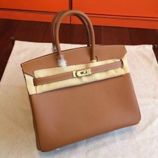 Hermes Brown Epsom Birkin 25cm Handmade Bags