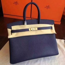 Hermes Sapphire Epsom Birkin 30cm Handmade Bags