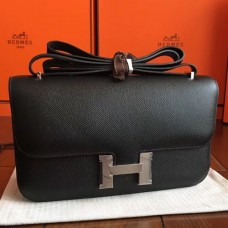 Hermes Black Epsom Constance Elan 25cm Bags