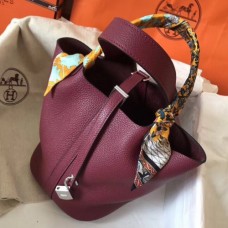 Hermes Ruby Picotin Lock MM 22cm Handmade Bags