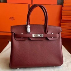 Hermes Bordeaux Epsom Birkin 35cm Handmade Bags