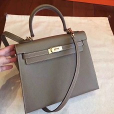 Hermes Etoupe Epsom Kelly Sellier 28cm Handmade Bags