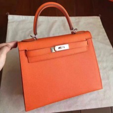 Hermes Orange Epsom Kelly Sellier 28cm Handmade Bags