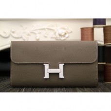 Hermes Constance Wallet In Etoupe Epsom Leather