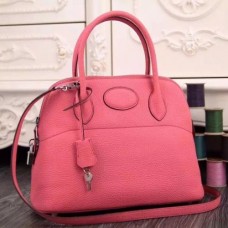 Hermes Bolide Tote Bags In Pink Leather