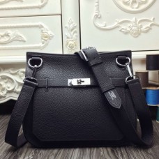 Hermes Black Medium Jypsiere 31cm Bags
